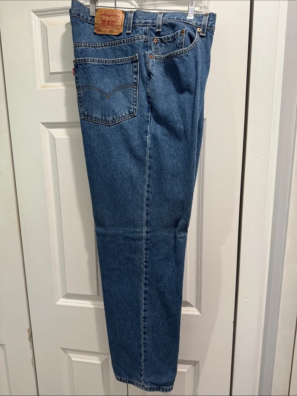Levi's 550 Relaxed Jeans in Classic Blue Denim 40x32